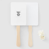 Create Your Own white ハンドファン (正面&裏面)