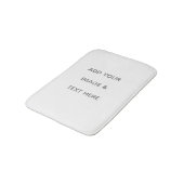 Create Your Own white バスマット (アングル)