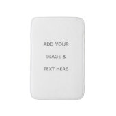 Create Your Own white バスマット (正面縦)