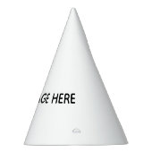 Create Your Own white パーティーハット (右)