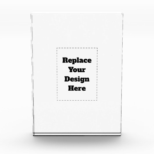 Create Your Own white  フォトブロック (正面)