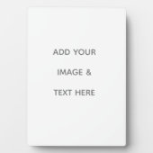 Create Your Own white  フォトプラーク (正面)