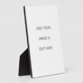 Create Your Own white  フォトプラーク (側面)