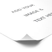 Create Your Own white  フォトプリント (角)