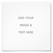 Create Your Own white  フォトプリント (正面)