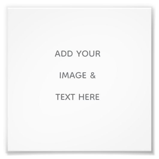 Create Your Own white フォトプリント (正面)