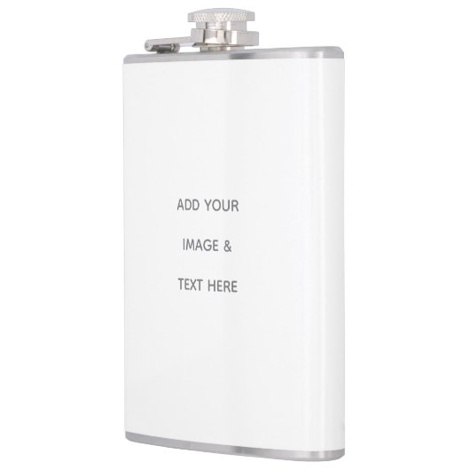 Create Your Own white  フラスク (左)