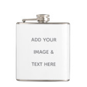 Create Your Own white  フラスク (正面)