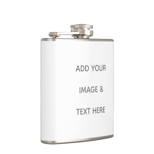 Create Your Own white  フラスク (右)