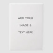 Create Your Own white  ベラム紙招待状 (正面)