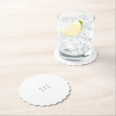 Create Your Own white ペーパーコースター (インサイチュ)