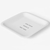 Create Your Own white  ペーパープレート (傾斜あり)