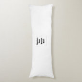 Create Your Own white  ボディピロー (正面縦)