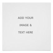 Create Your Own white  ポスター (正面)