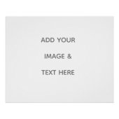 Create Your Own white  ポスター (正面)