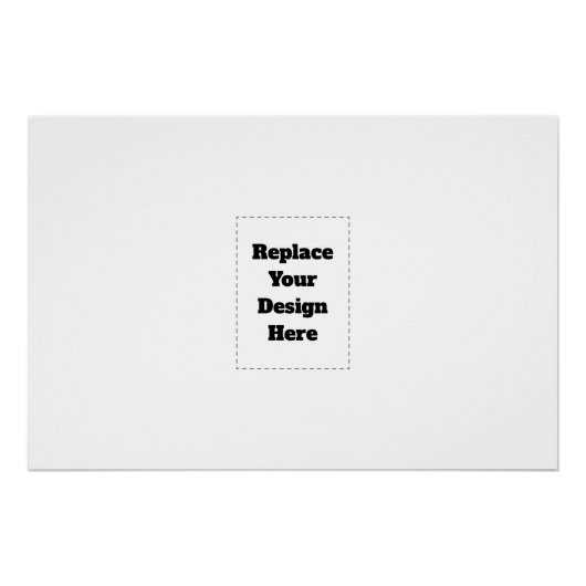 Create Your Own white  ポスター (正面)