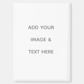 Create Your Own white  マグネット (正面)