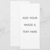 Create Your Own white  メニュー (正面/裏面)