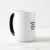 Create Your Own white  モーフィングマグカップ (正面左)