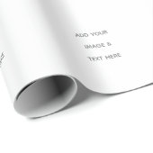 Create Your Own white  ラッピングペーパー (ロールコーナー)