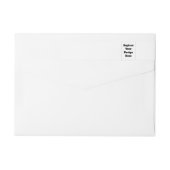 Create Your Own white  ラップアラウンドラベル (裏面)