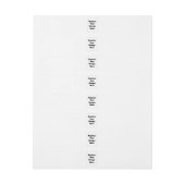 Create Your Own white  ラップアラウンドラベル (シート)