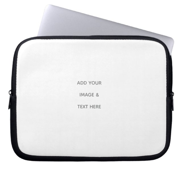 Create Your Own white  ラップトップスリーブ (正面)