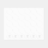 Create Your Own white  ラベル (シート)
