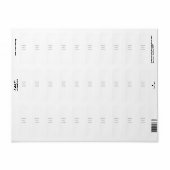 Create Your Own white  ラベル (フルシート)