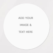 Create Your Own white  ラベル (デザイン1)