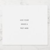 Create Your Own white  リキュールボトルラベル (シングルラベル)