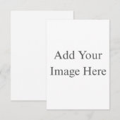 Create Your Own white  出欠カード (正面/裏面)