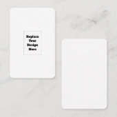 Create Your Own white 割引カード (正面/裏面)