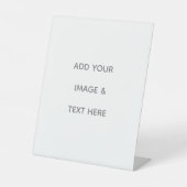Create Your Own white  台座サイン (正面)