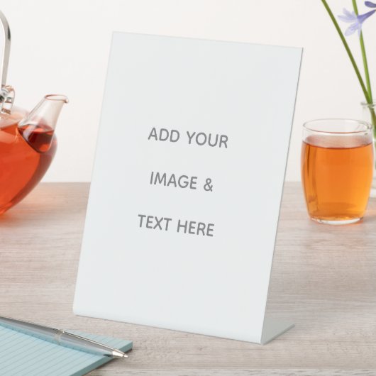 Create Your Own white 台座サイン (インサイチュ)