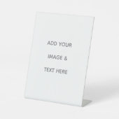 Create Your Own white 台座サイン (正面)