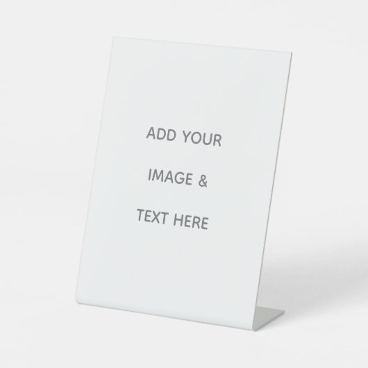 Create Your Own white  台座サイン (正面)