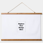 Create Your Own white  吊り下げ型タペストリー (正面)