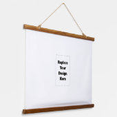 Create Your Own white  吊り下げ型タペストリー (傾斜あり)