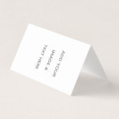 Create Your Own white  名刺 (正面)