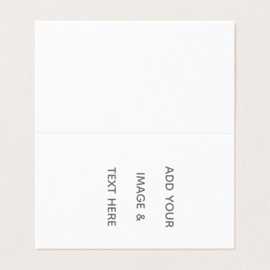 Create Your Own white  名刺 (外部フラット)