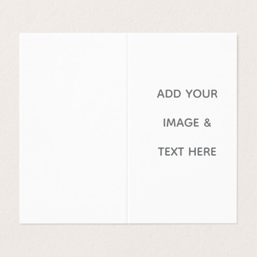 Create Your Own white  名刺 (外部フラット)