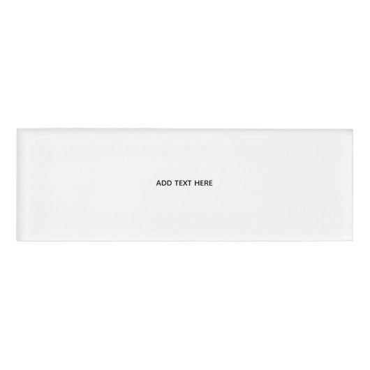 Create Your Own White 名札 (正面)