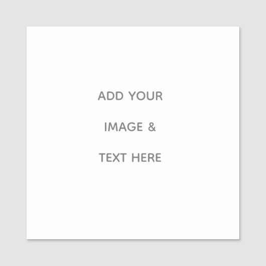 Create Your Own white  名札 (正面)