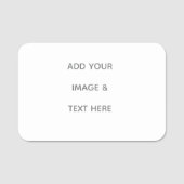 Create Your Own white  名札 (正面)