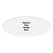 Create Your Own white  名札 (正面)