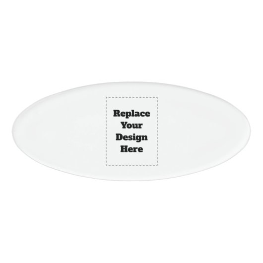 Create Your Own white  名札 (正面)