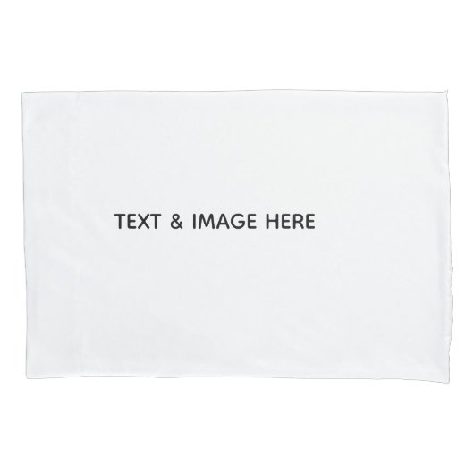 Create Your Own white 枕カバー (正面)