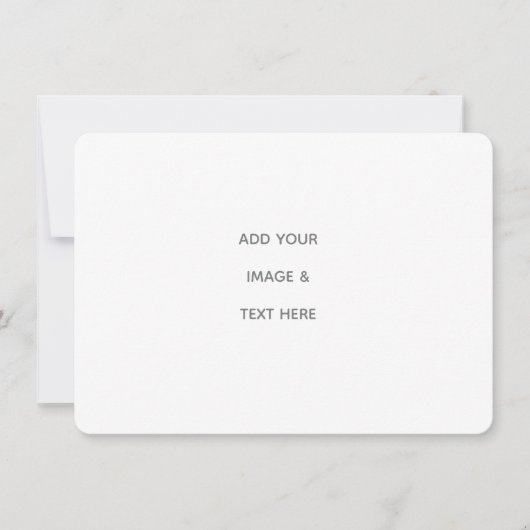 Create Your Own white  案内状 (正面)