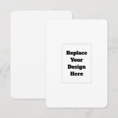 Create Your Own white  案内状 (正面/裏面)